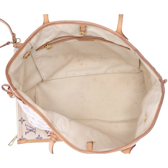 Louis Vuitton Garden Collection Neverfull MM Tote Monogram Jacquard Multicolor - Picture 9 of 10